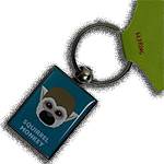PHOTOSTONE KEYRING SQUIRREL MONKEY